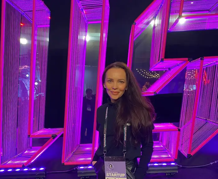 Xenia Vogt at Slush in Helsinki